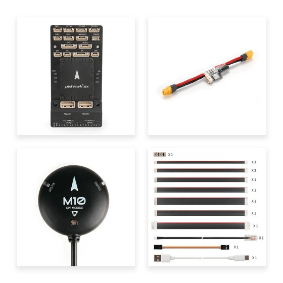 Holybro Pixhawk 6X ICM45686 Flight Controller Standard Mini Set M9N GPSM10 GPS RC Racing Drone Multirotor Airplane